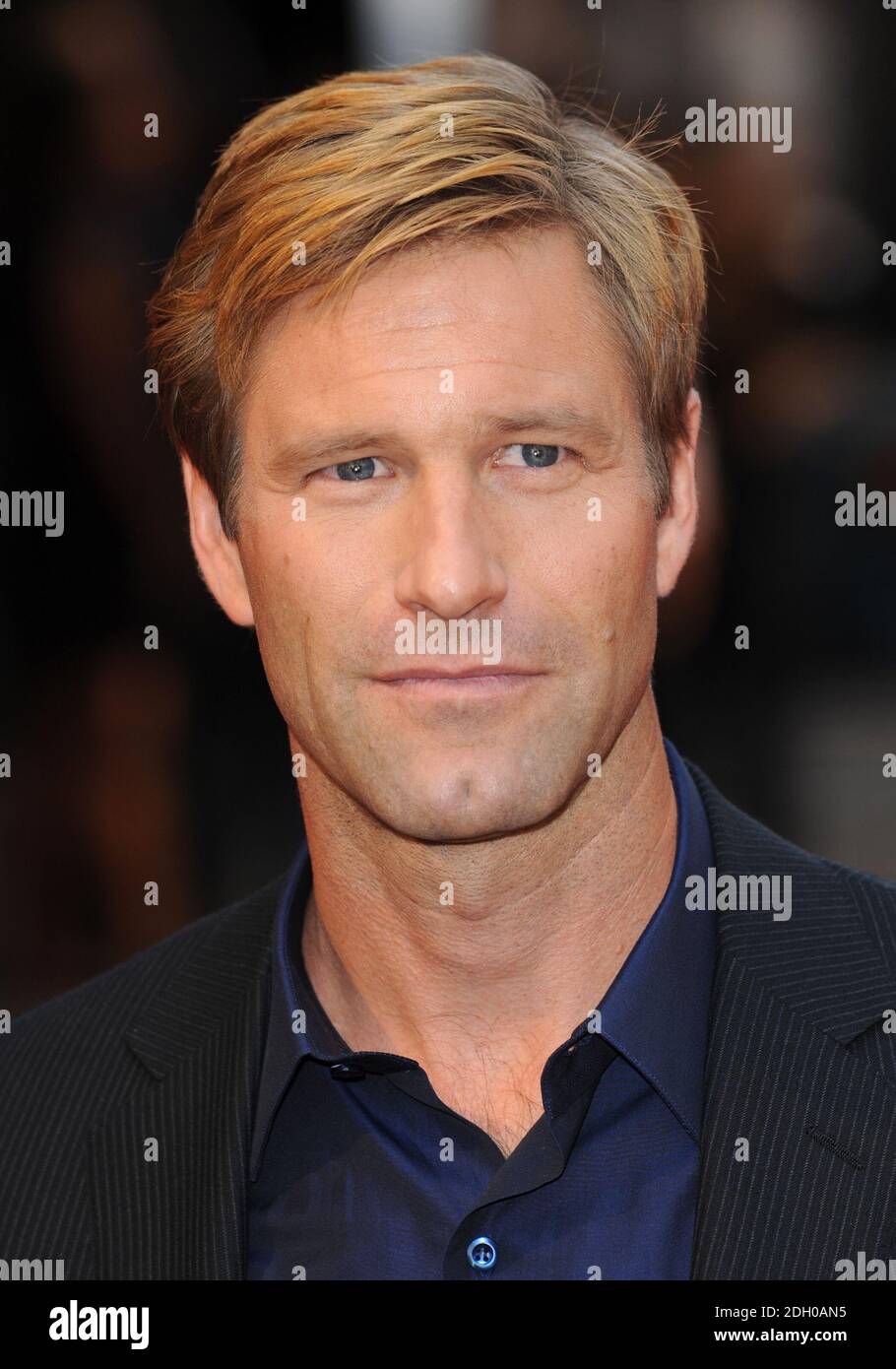 Aaron Eckhart arriving at the European Premiere of The Dark Knight, the
