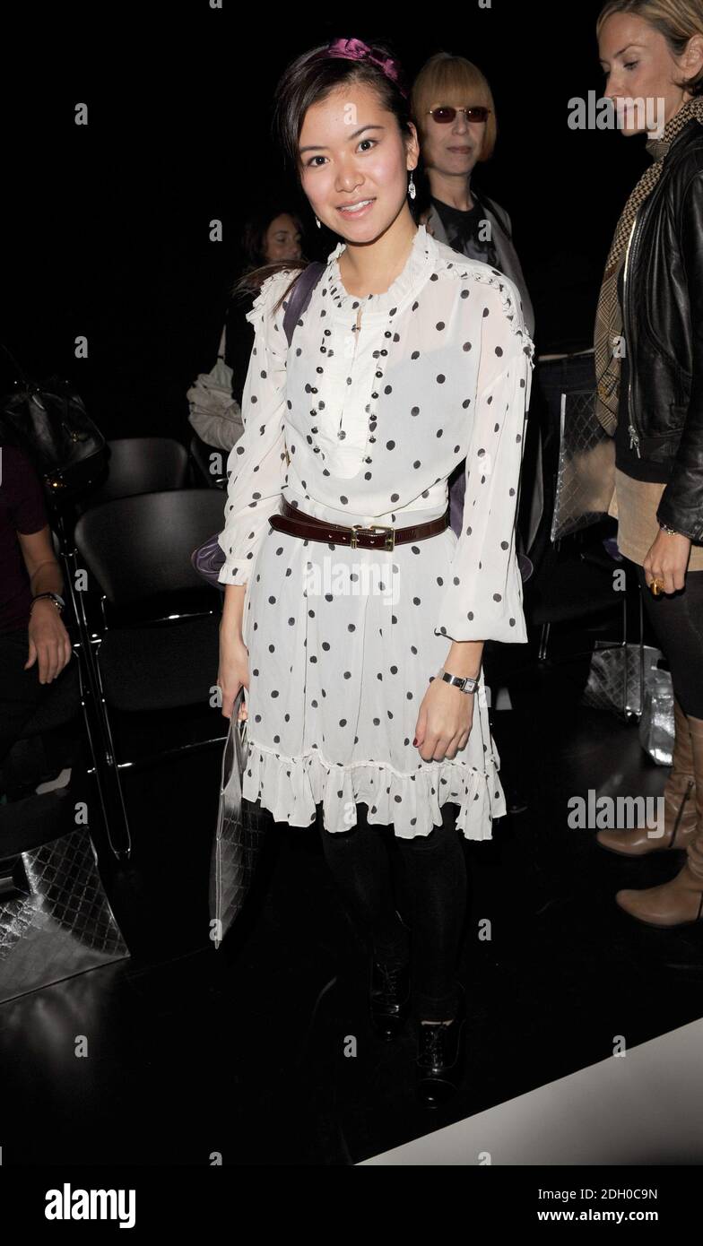 Katie Leung at the Ashley Isham Autumn Winter London Fashion Week Show, Royal Opera House, London. Stock Photo