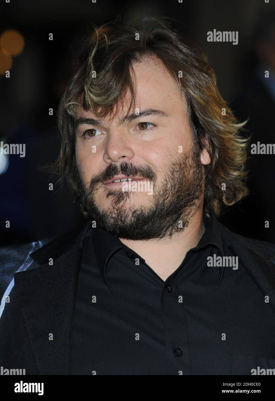 Jack Black at the Premiere of Tropic Thunder, Odeon Cinema, Leicester Square, London. Stock Photo