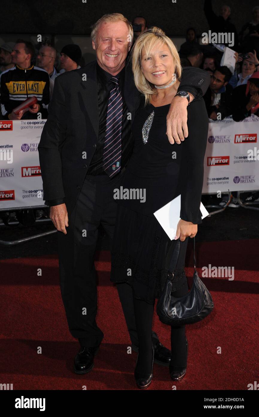 Chris Tarrant and partner arriving at the Pride of Britain Awards 2008, London Television Centre
