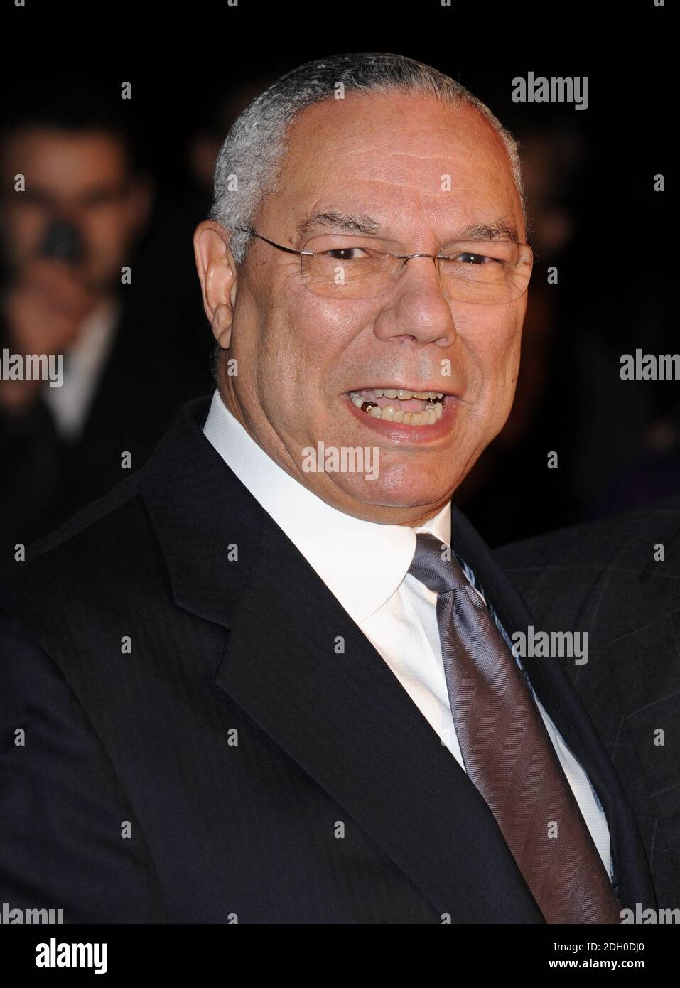 Colin Powell arrives for the Africa Rising Festival at the Royal Albert Hall, Kensington Gore, London Stock Photo