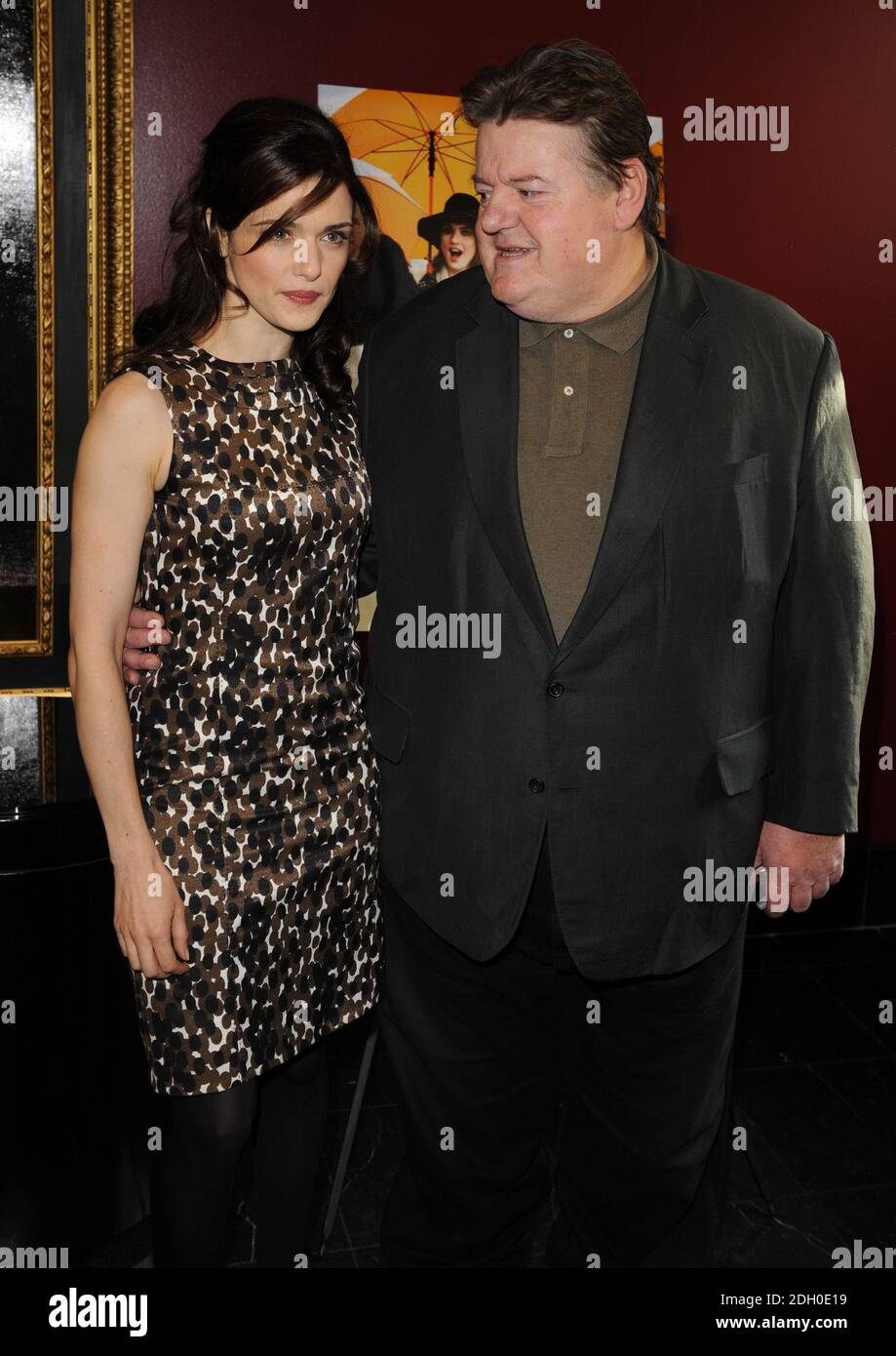 Rachel Weisz And Robbie Coltrane Attend The Photocall For The Bloom Brothers Film Release Sofitel St James S London Stock Photo Alamy