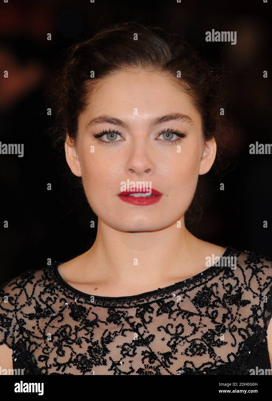 Alexa Davalos arrives for the European premiere of Defiance at the