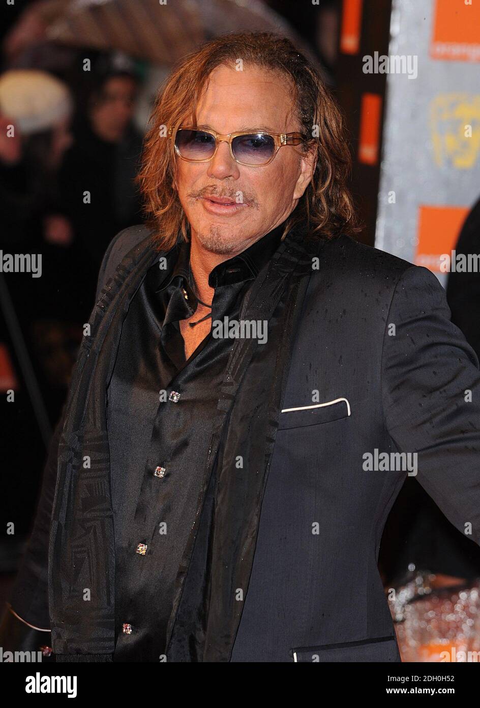 Mickey Rourke arriving for the 2009 British Academy Film Awards at the ...
