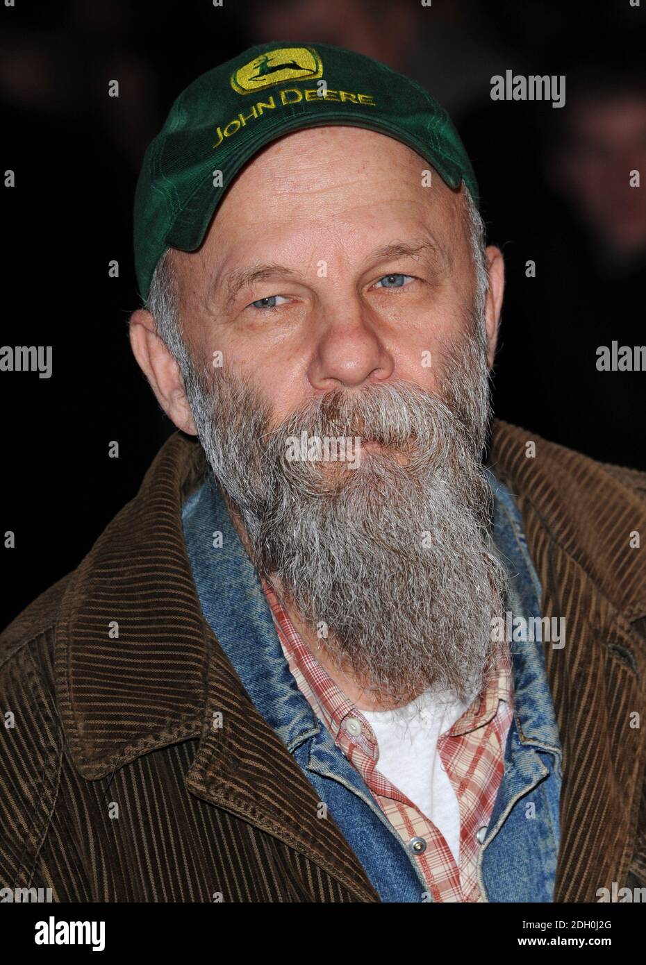 Seasick Steve arriving at the Brit Awards 2009, Earls Court, London. Stock Photo