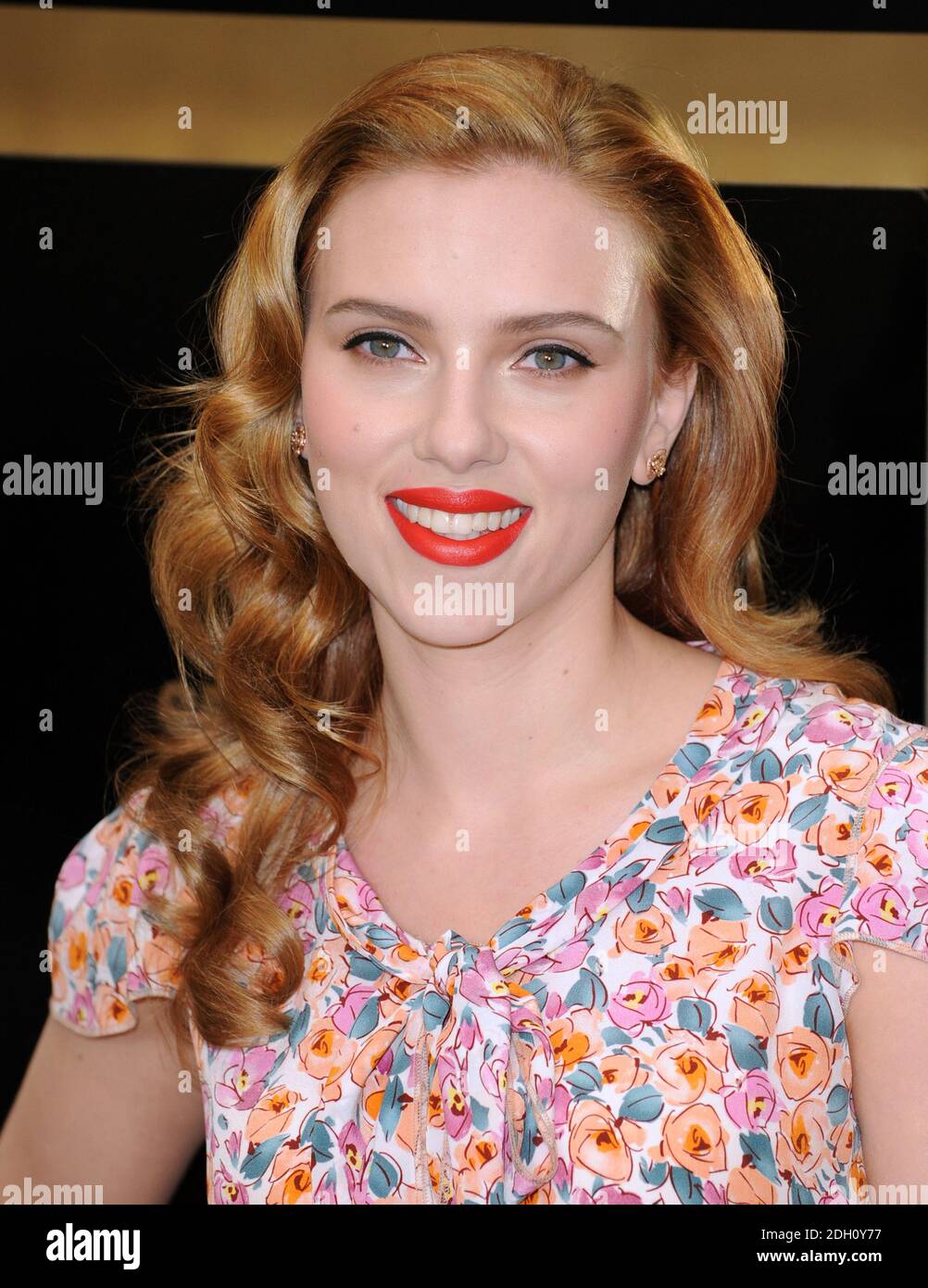 Scarlett Johansson instore appearance to promote Dolce & Gabbana at  Selfridges in London Stock Photo - Alamy