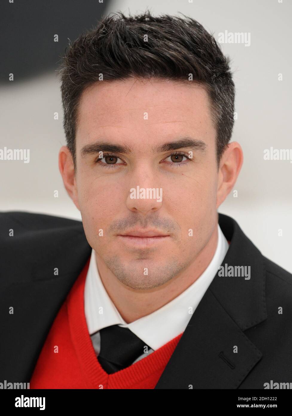Kevin Pietersen is the new Brylcreem Boy and face of the new Brylcreem product range, The Future Gallery, London. Stock Photo