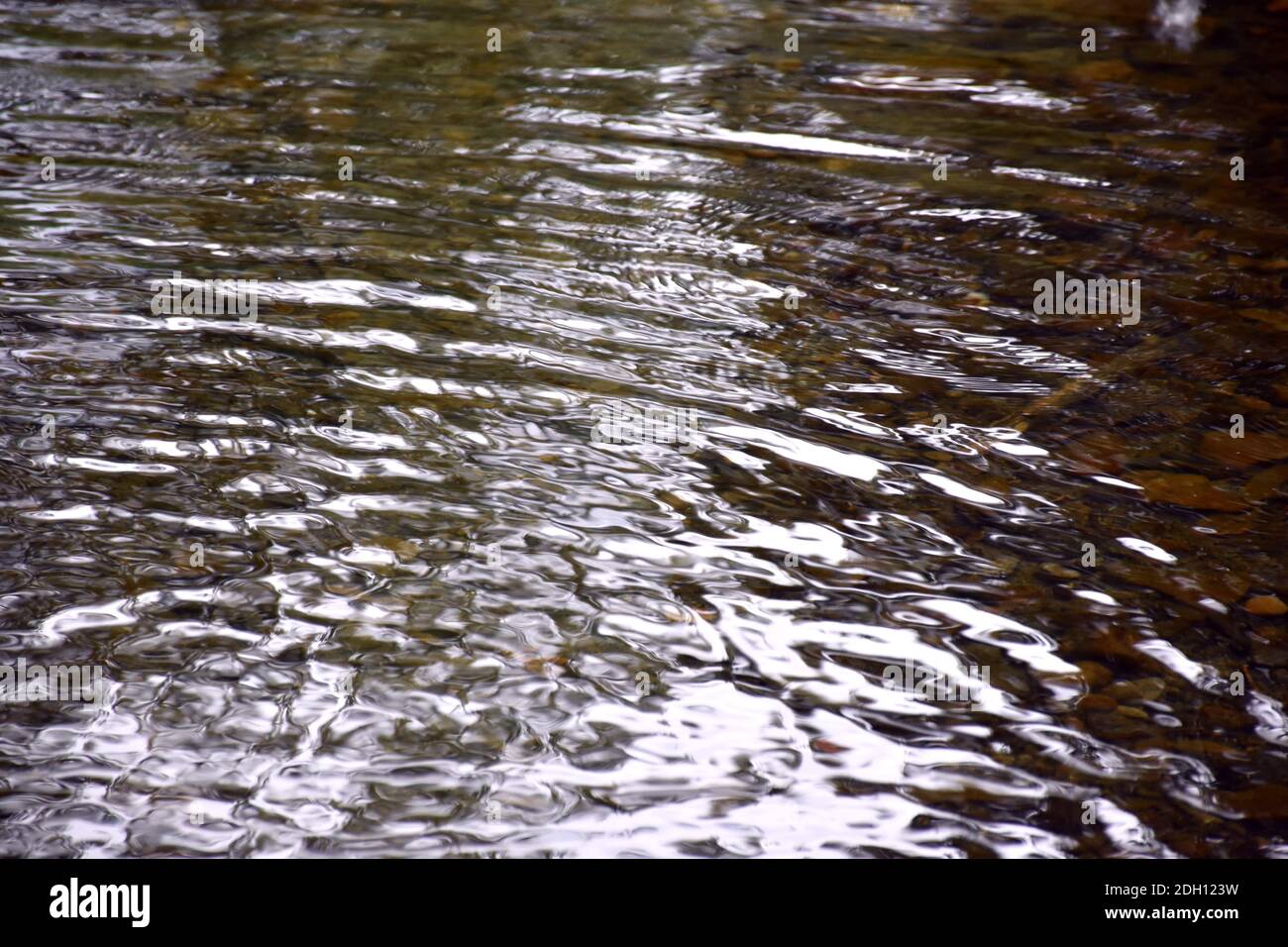 Rivers With Ripples Water ripples in river with light reflection Stock Photo - Alamy