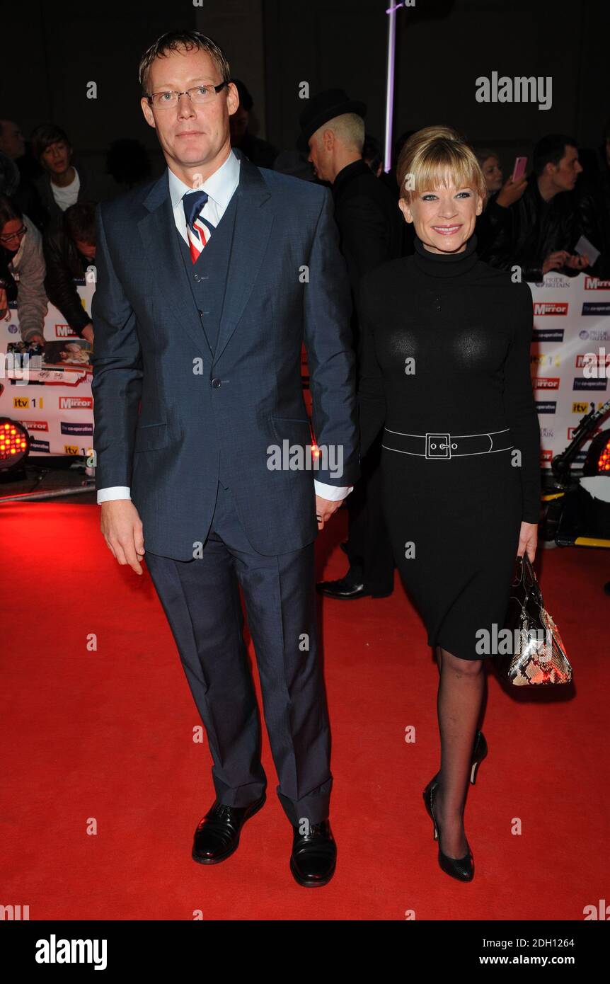 Ricky Groves and Hannah Waterman arriving at The Pride of Britain Awards 2009, Grosvenor House Hotel, Park Lane, London. Stock Photo