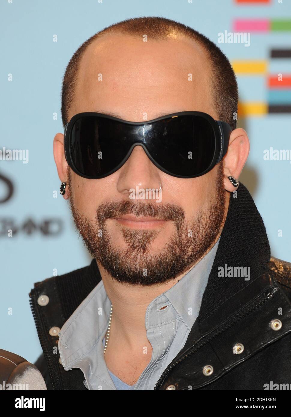 AJ McLean of the Backstreet Boys in the press room during the 2009 MTV  Europe Music Awards at the O2 World in Berlin, Germany Stock Photo - Alamy