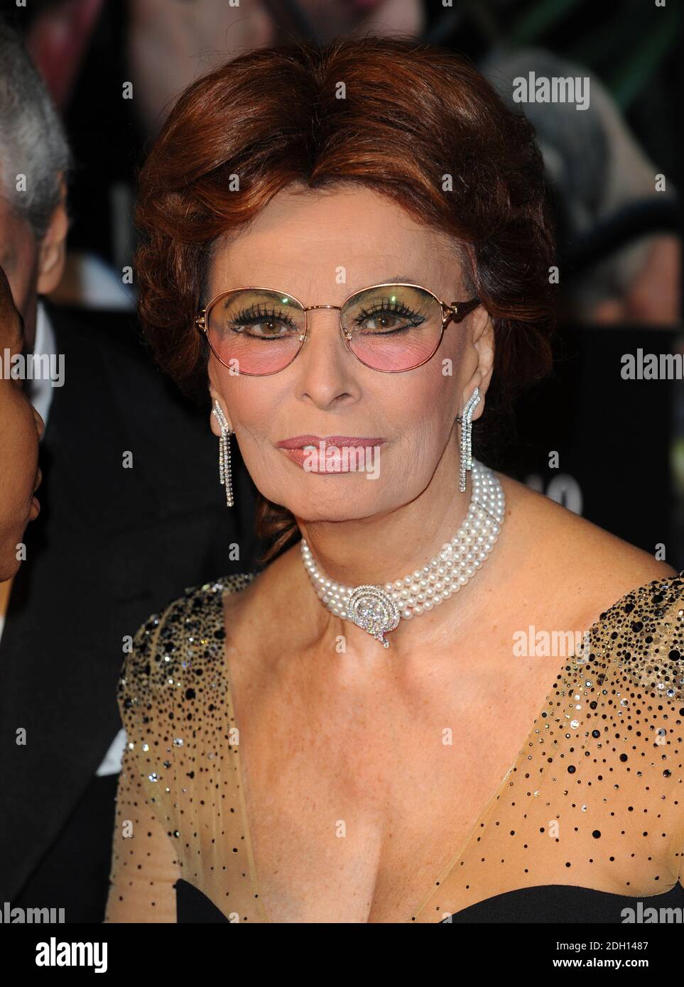Sophia Loren arrives at the Pirelli 2010 Calender Launch Party in Old