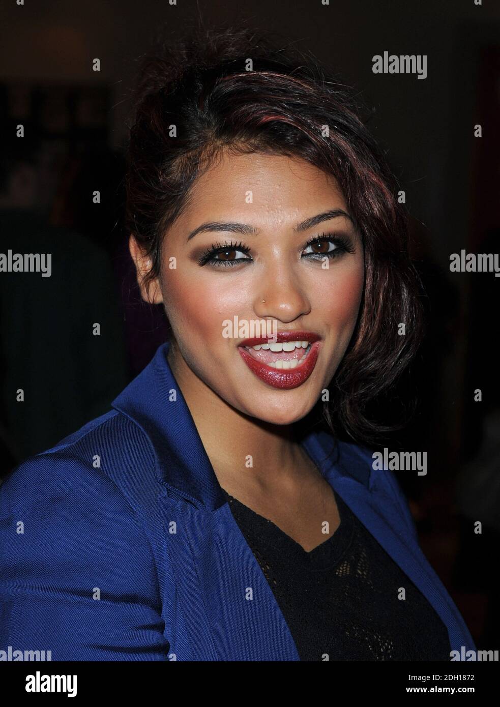 Vanessa White of The Saturdays attends the PPQ catwalk show during