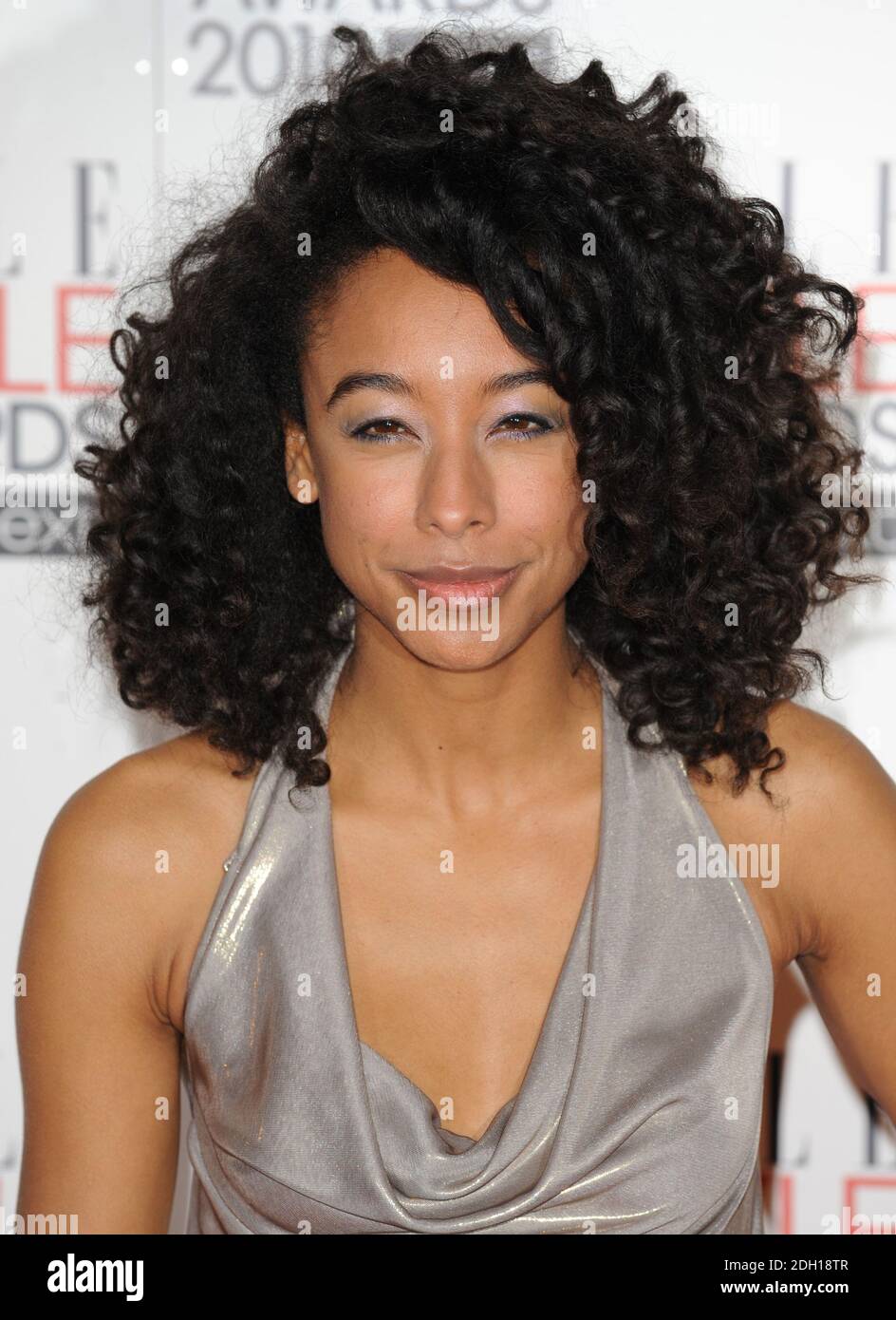 Corinne Bailey Rae backstage at the Elle Style Awards 2010 at The Grand
