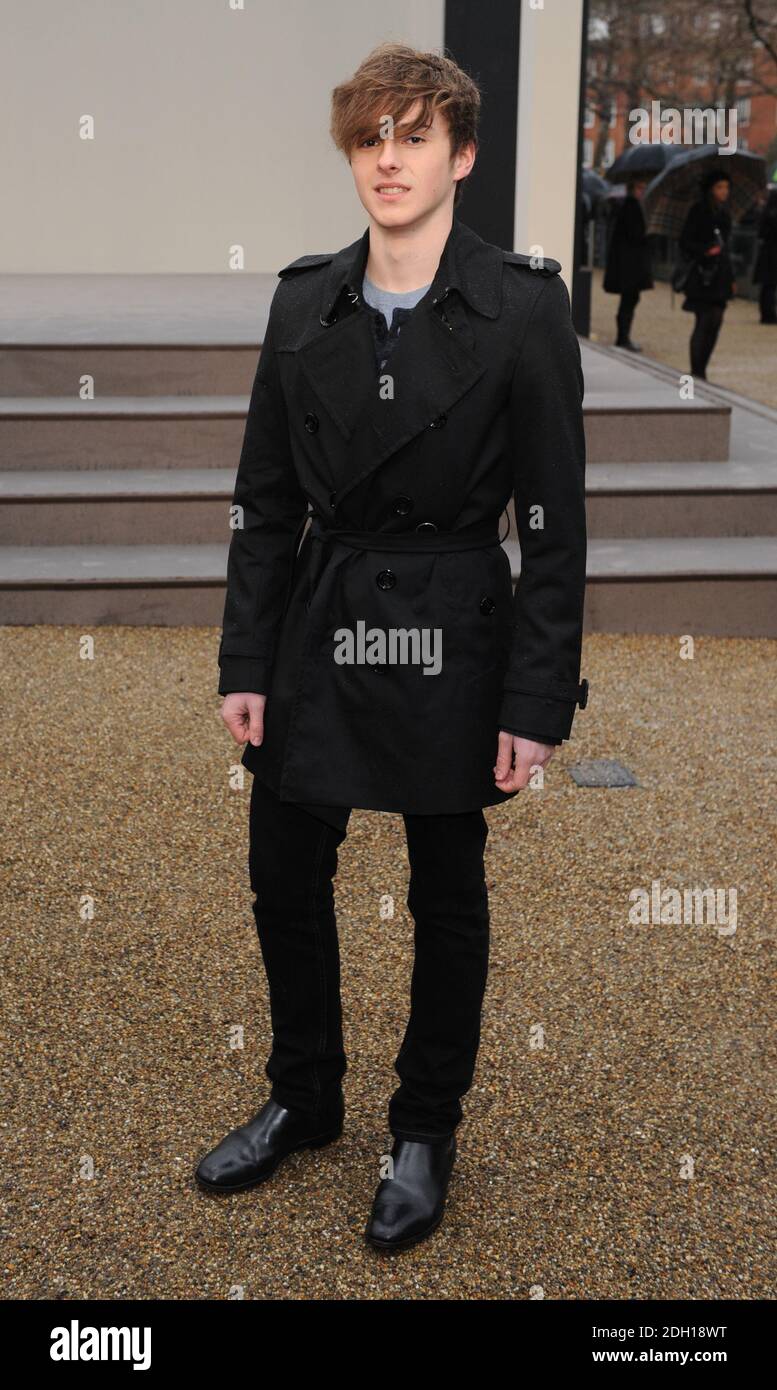Alex Watson at the Burberry catwalk show as part of London Fashion Week  Autumn/ Winter 2010 at Chelsea College of Art in Millbank, London Stock  Photo - Alamy