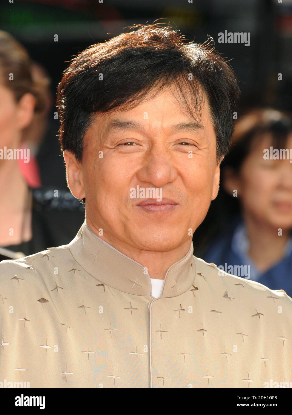 Jackie Chan arriving at the UK Premiere of The Karate Kid, Odeon Cinema, Leicester Square, London. Stock Photo