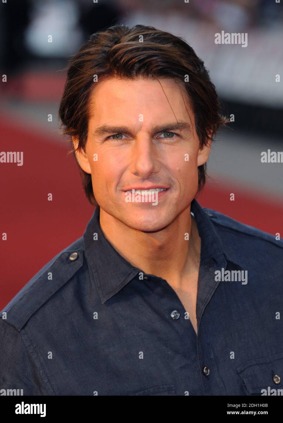 Tom Cruise Arrives At The Uk Premiere Of Knight And Day Held At The 