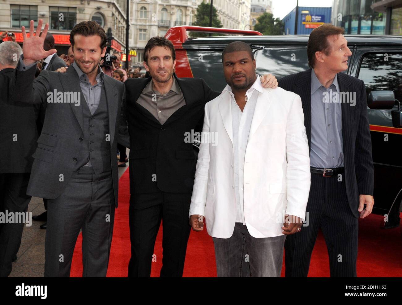 Quinton Jackson, Bradley Cooper, Sharlto Copley and Liam Neeson arrive