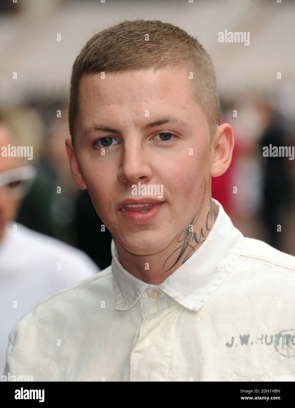 Professor Green arrives at the UK Premiere of The Expendables at Odeon