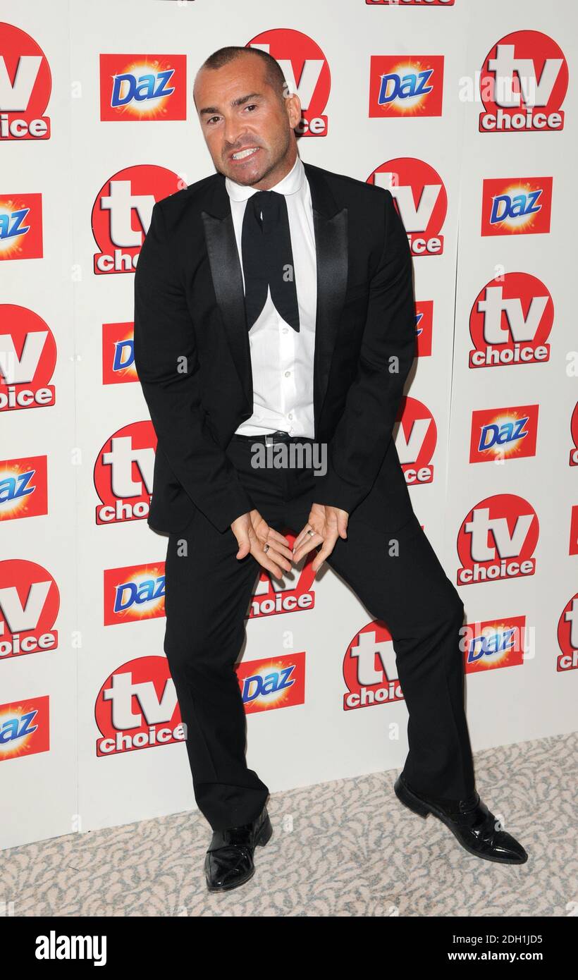 Louie Spence arriving at The TV Choice Awards, the Dorchester Hotel