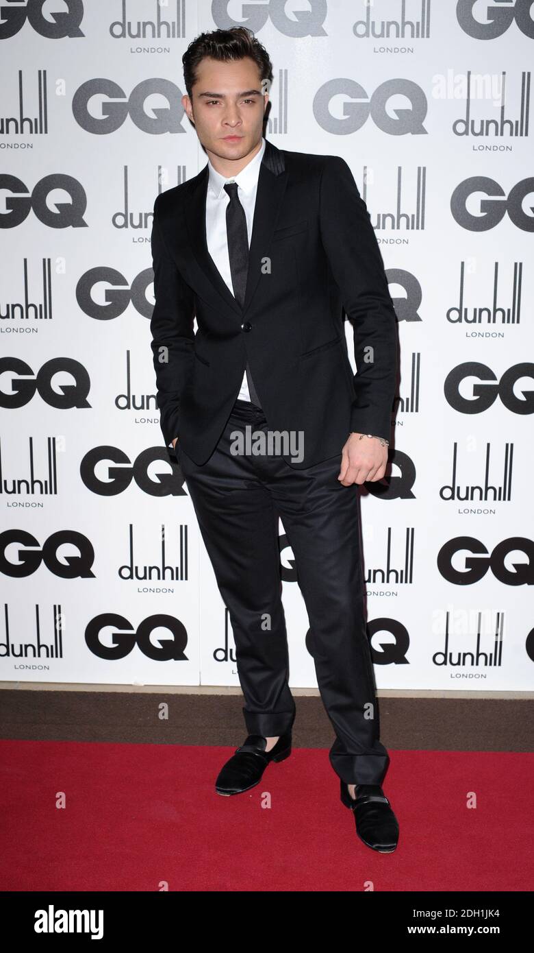 Ed Westwick arriving at The GQ Men of the Year Awards 2010, The Royal Opera  House, Covent Garden, London Stock Photo - Alamy