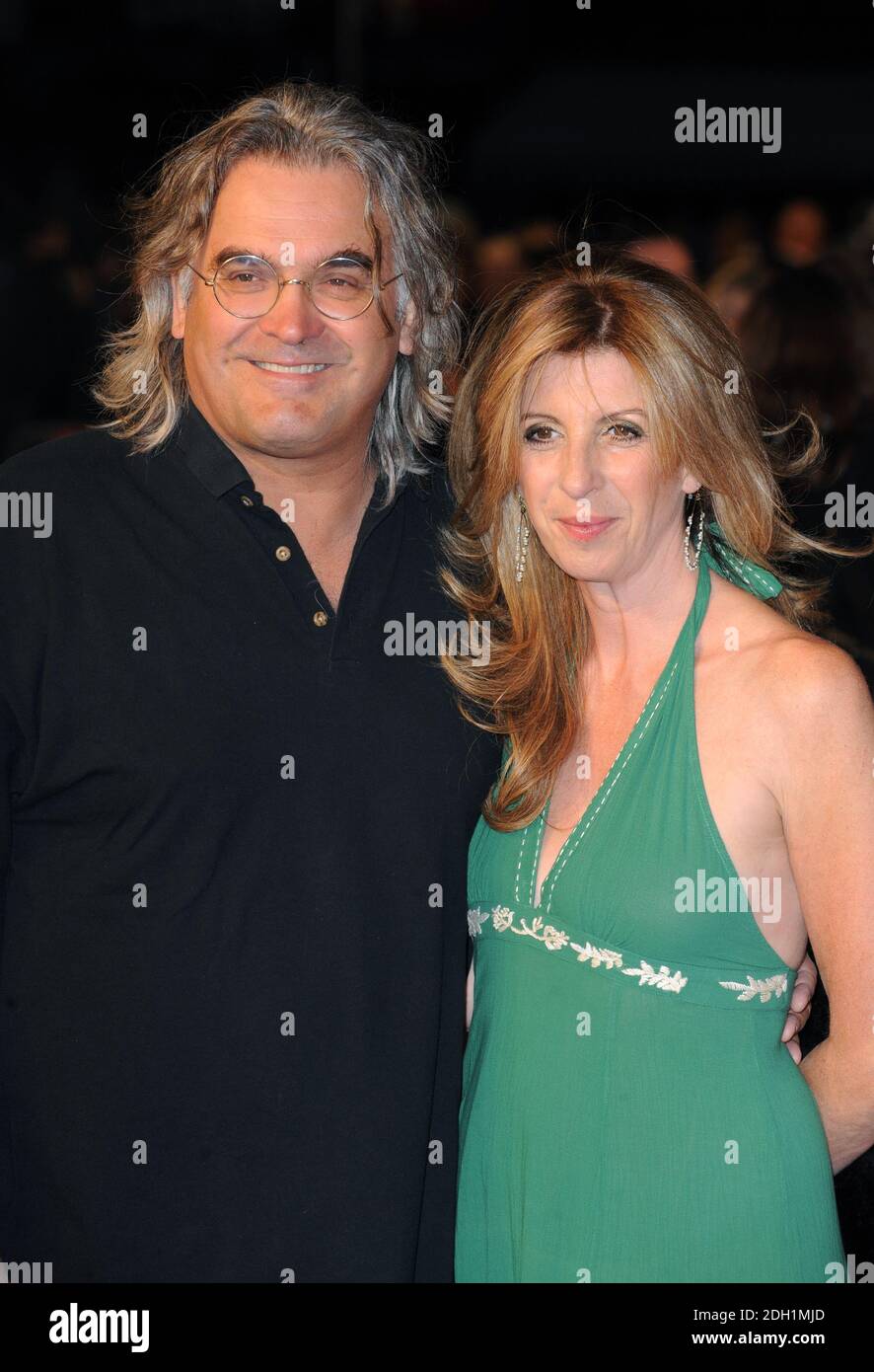 Paul Greengrass and wife arriving at the World Premiere of Made In