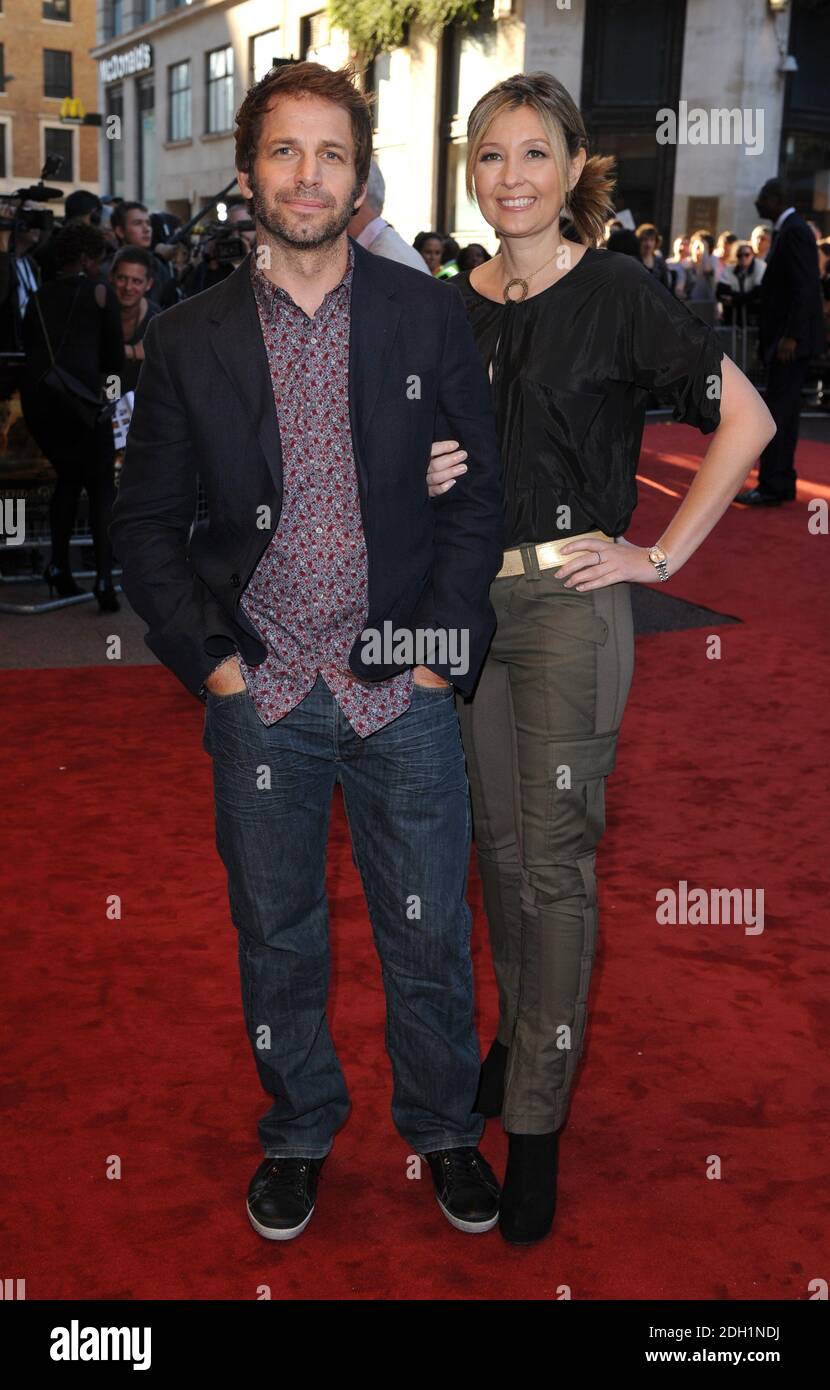 Zack And Debbie Snyder Arriving At The Legend Of The Guardians The Owls Of G Hoole Uk Premiere Odeon West End Cinema Leicester Square London Stock Photo Alamy