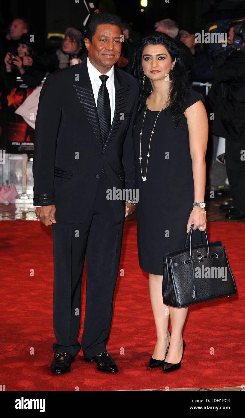 Jermaine Jackson and Halima Rashid arriving at the RED Premiere, Royal