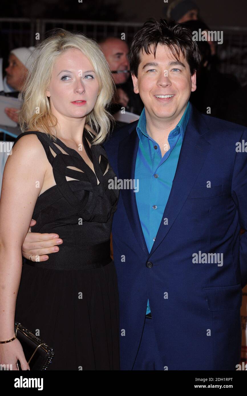 Michael McIntyre and wife Kitty during the Daily Mirror Pride of