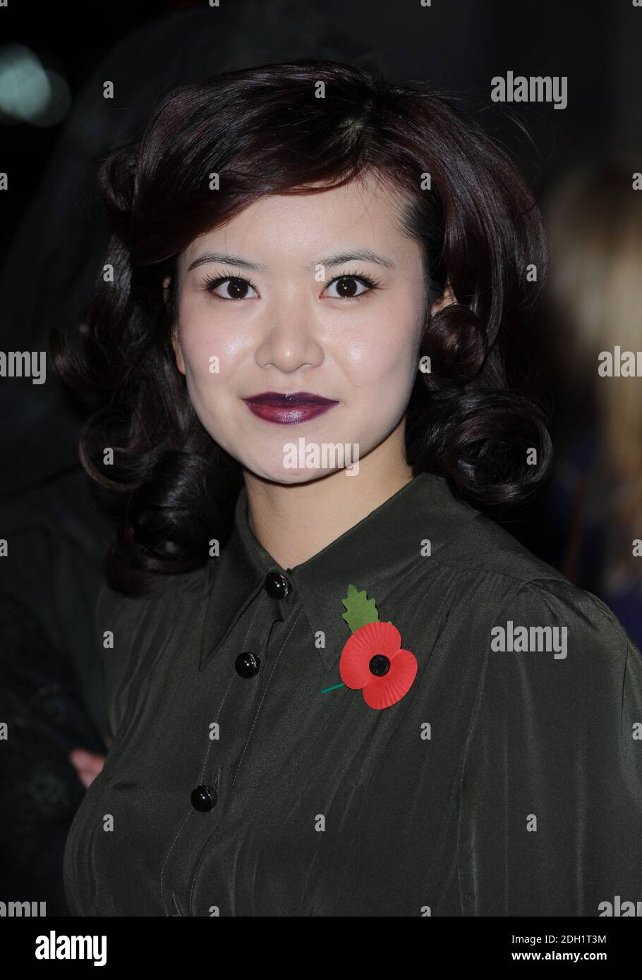 Katie Leung arriving for the World Premiere of Harry Potter and The Deathly Hallows : Part One, at the Odeon West End, Leicester Square, London. Stock Photo