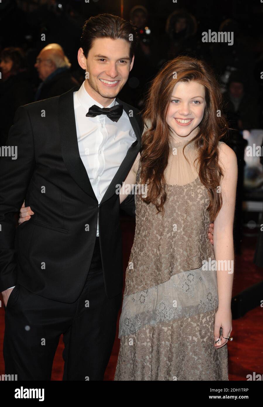 Ben Barnes and Georgie Henley arriving for the Royal Premiere of The Chronicles Of Narnia: The Voyage Of The Dawn Treader at the Odeon Leicester Square, central London. Stock Photo