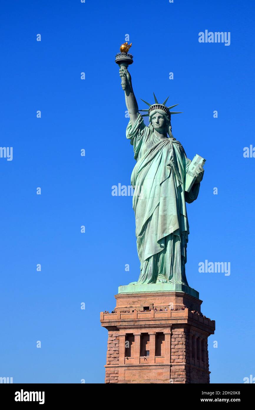 Lady Liberty, Freiheitsstatue von New York, Manhattan, USA Stock Photo