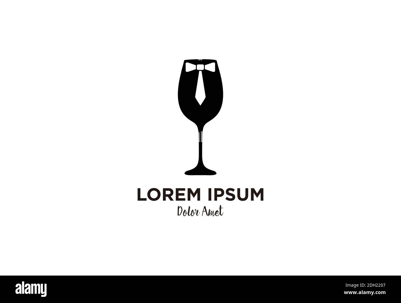 Wine Bar Party Logo Design Inspiration Stock Vector Image & Art Alamy