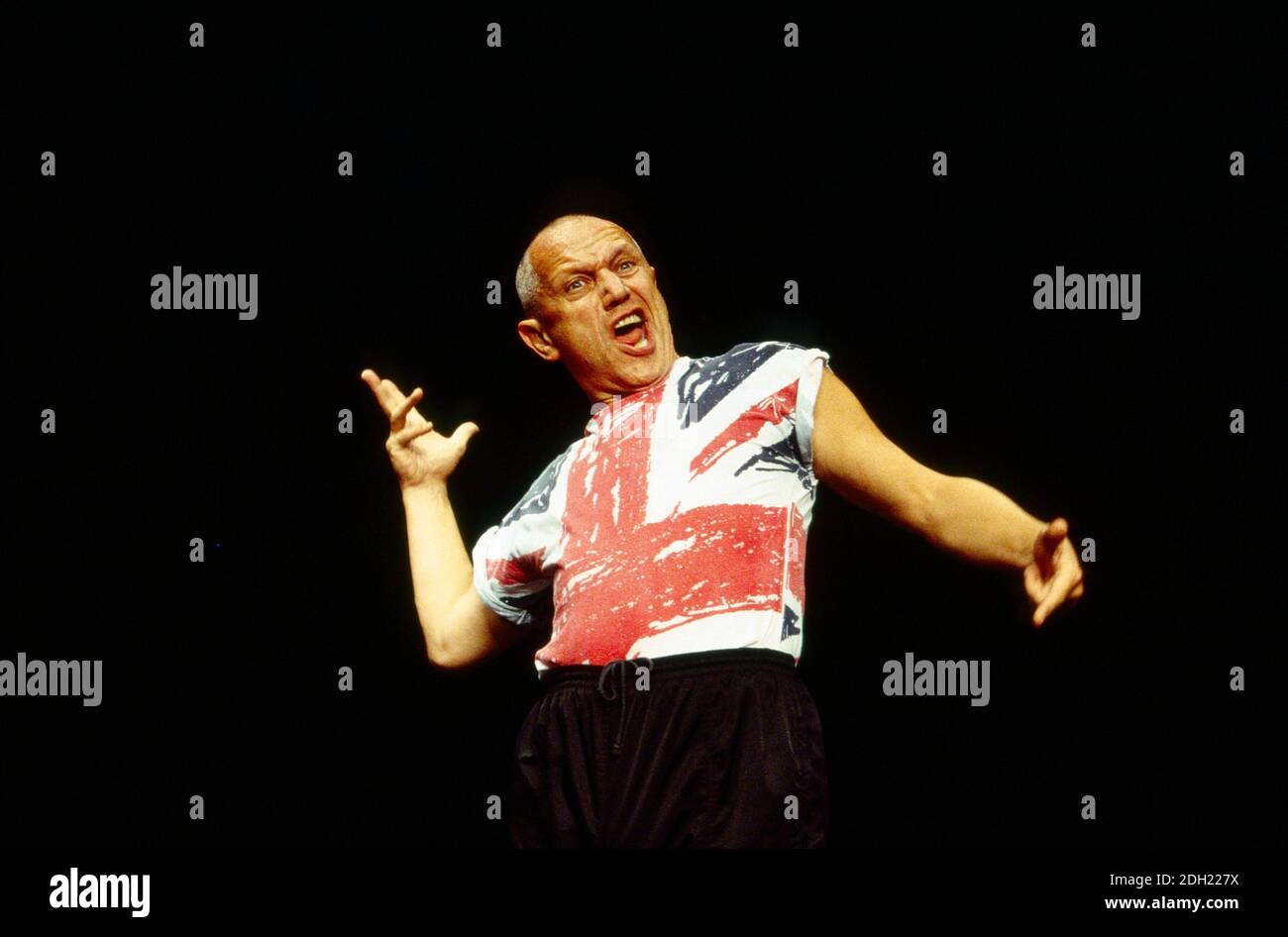 Steven Berkoff in DOG   part of the ONE MAN trilogy of plays written, directed and performed by Steven Berkoff Garrick Theatre, London WC2  15/11/1993 Stock Photo