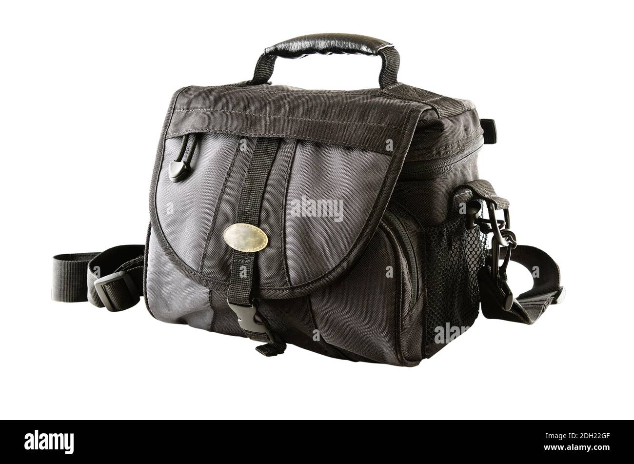 bag with shoulder strap isolated on white background Stock Photo - Alamy