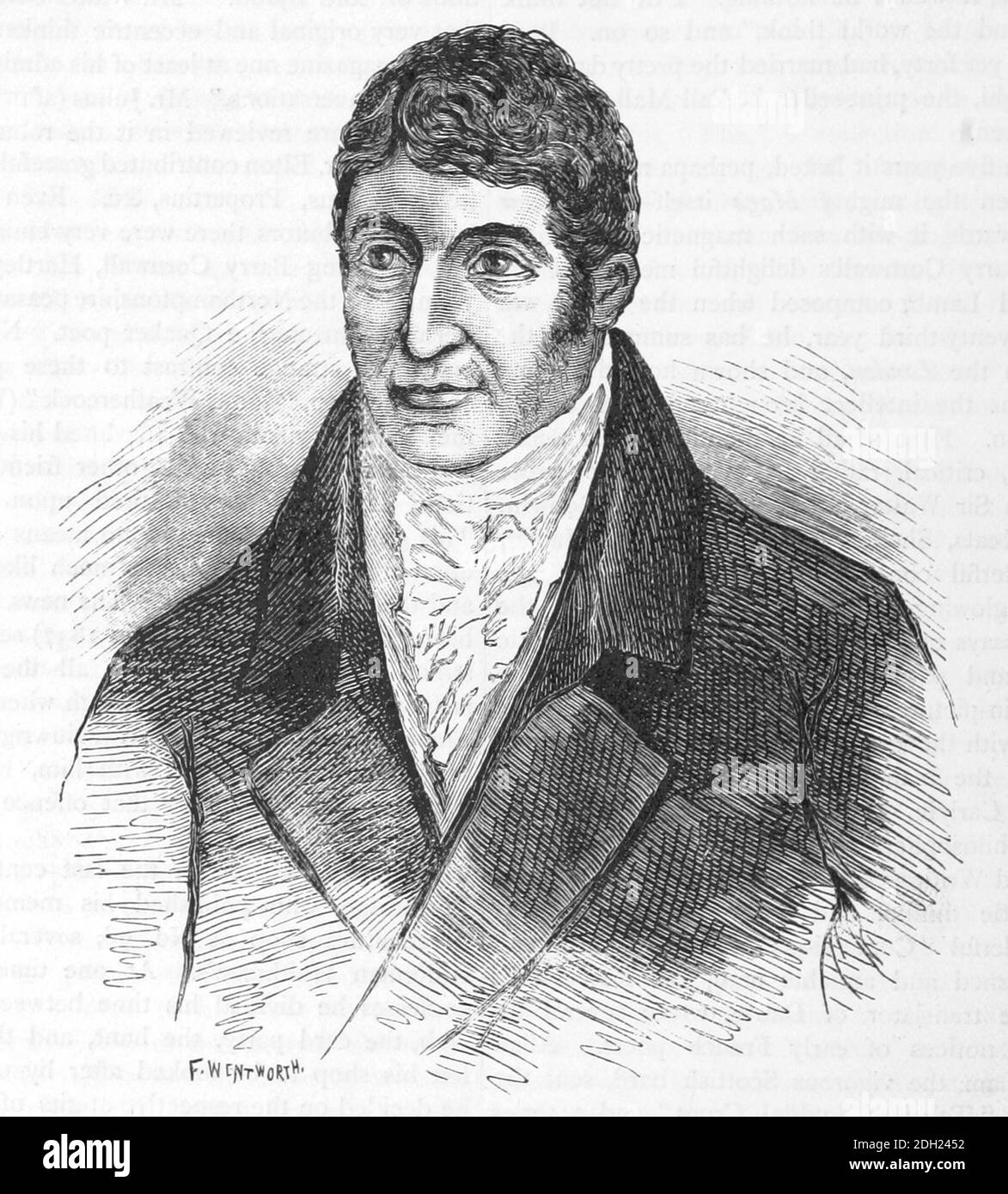 Robert Waithman (1764 – 6 Feb1833) Lord Mayor of London in 1823. British politician Stock Photo