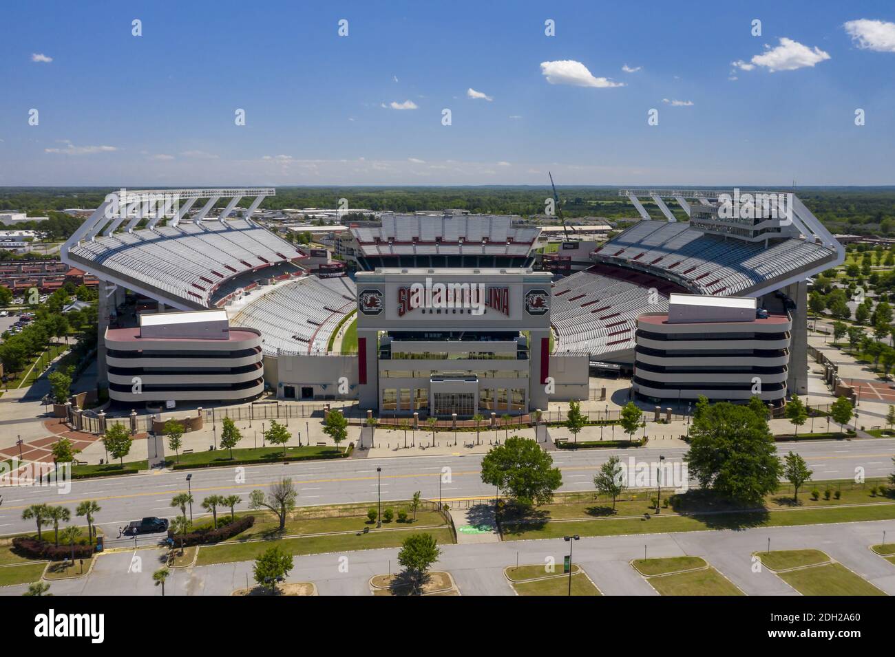 Williams-Brice Stadium Home Of The South Carolina Gamecocks In Columbia,  South Carolina Stock Photo