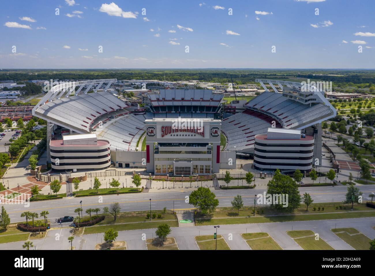 Williams-Brice Stadium Home Of The South Carolina Gamecocks In Columbia,  South Carolina Stock Photo