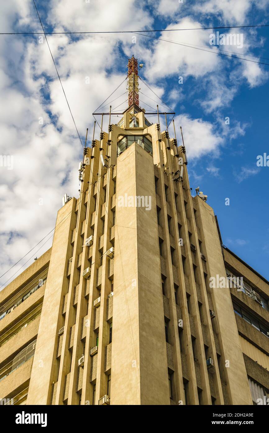 Art deco style building mendoza argentina stock photo alamy