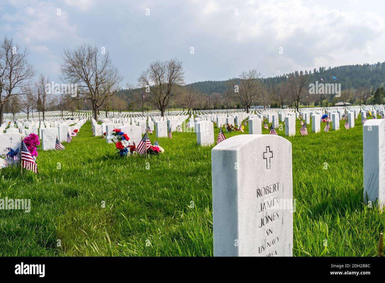 A famous burial place in Deadwood, South Dakota Stock Photo Alamy