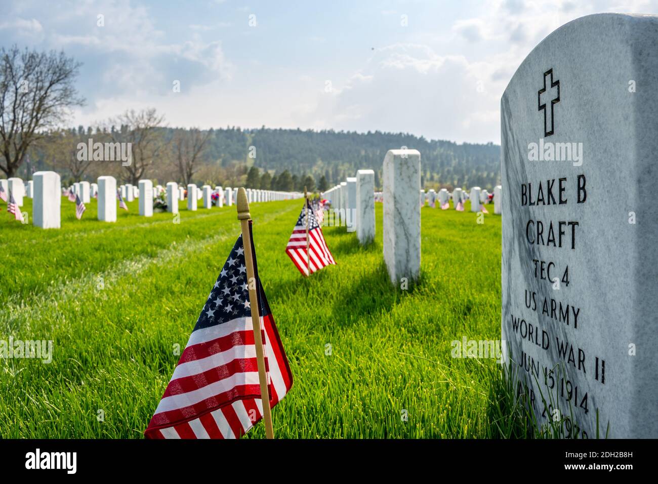 A famous burial place in Deadwood, South Dakota Stock Photo Alamy