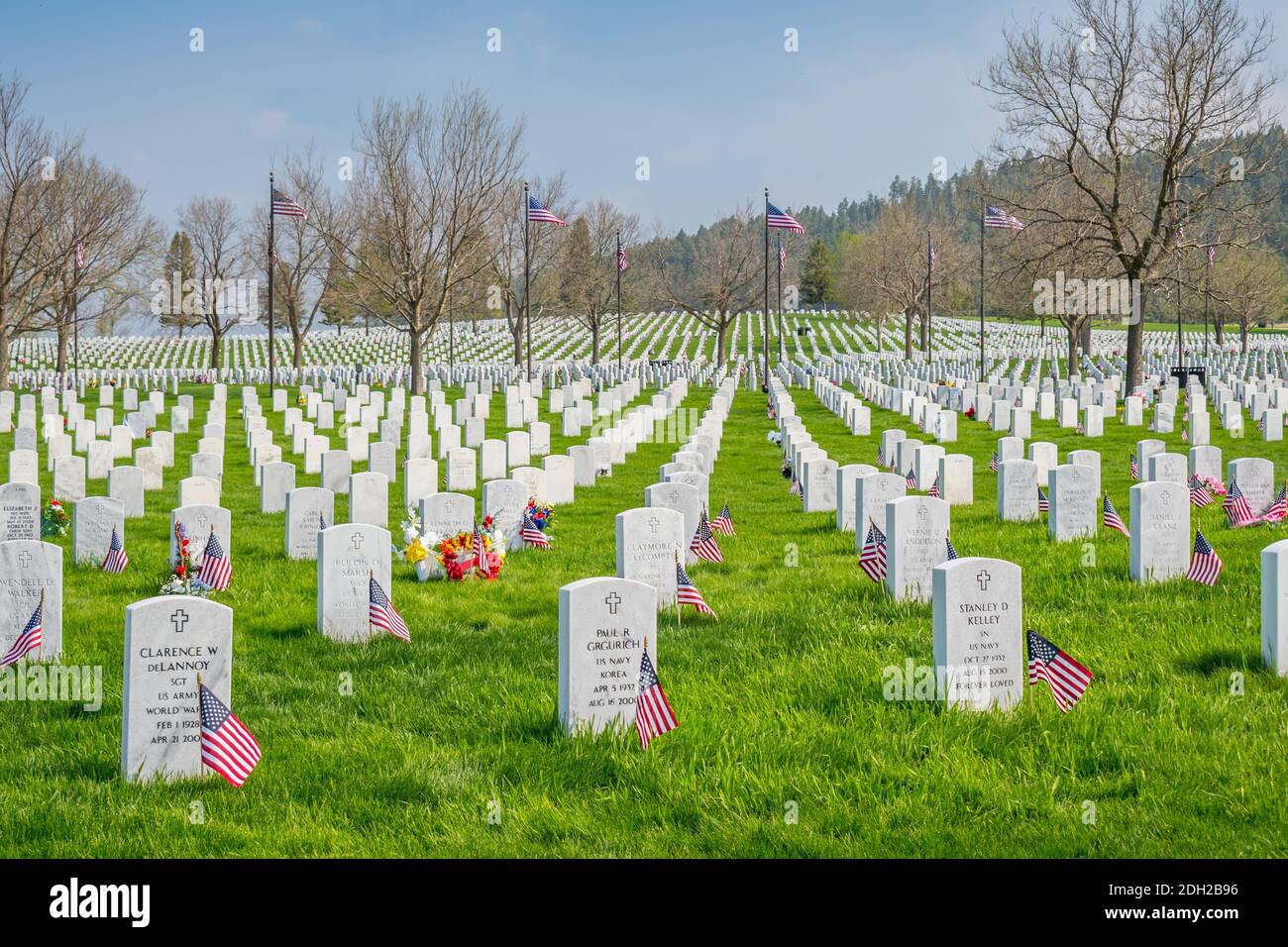 A famous burial place in Deadwood, South Dakota Stock Photo Alamy