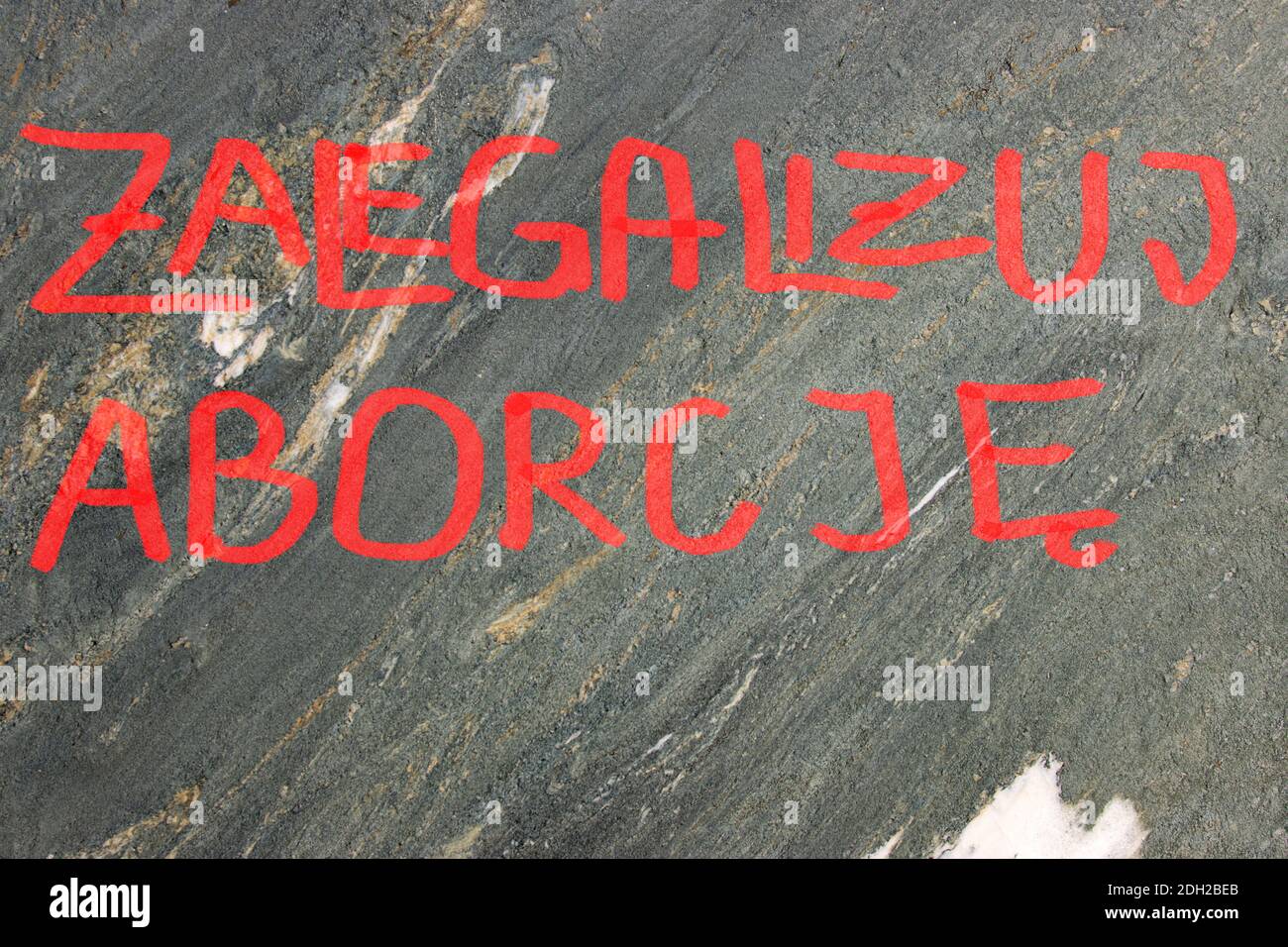 Legalize abortion,Warsaw, Poland Stock Photo