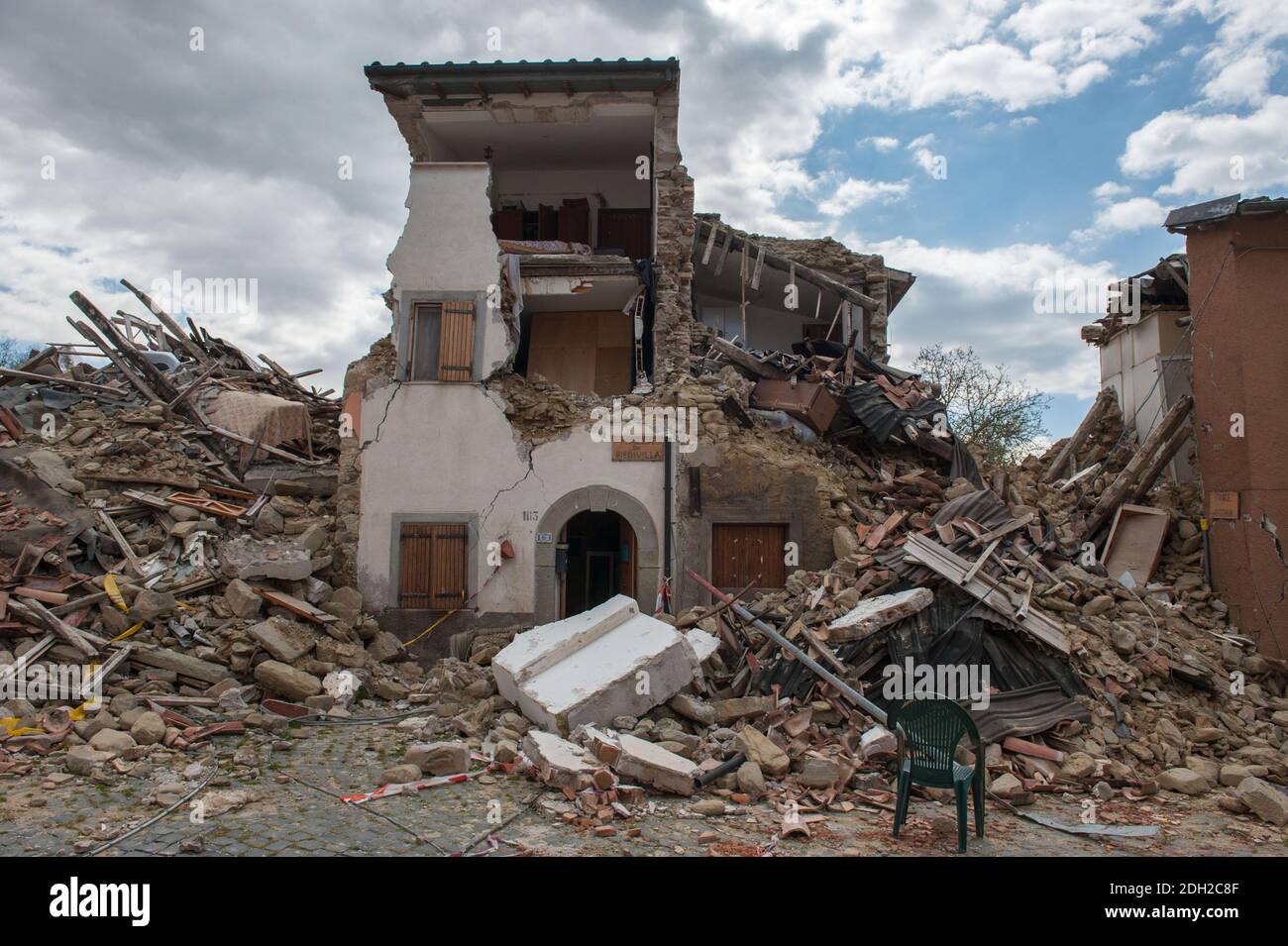 Sommati, 13/04/2017: Hearthquake in central Italy. © Andrea Sabbadini Stock Photo
