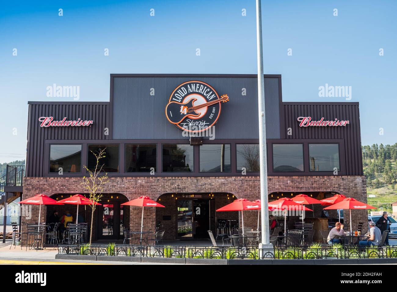 An alcoholic beverages eatery in Sturgis, South Dakota Stock Photo Alamy