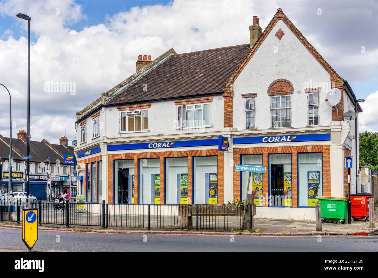 Coral betting shop in Downham Way, Lewisham, South London. Stock Photo
