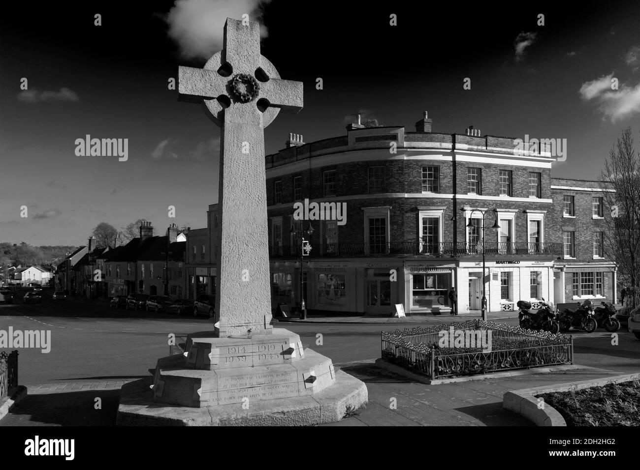 The War Memorial in Bury St Edmunds City, Suffolk County, England Stock Photo