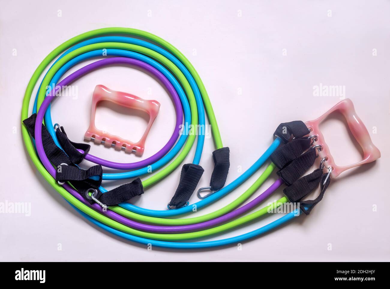 Universal sports expander for fitness, healthy lifestyle concept. Stock Photo