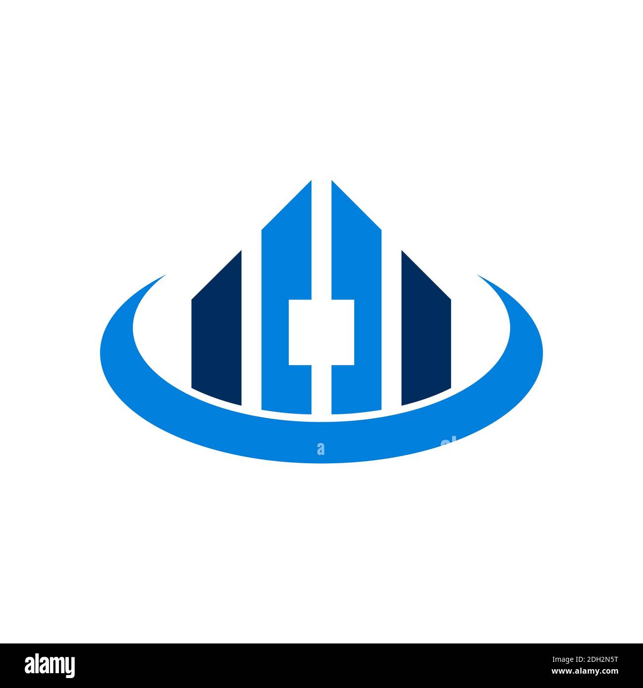 home house residential building estate abstract logo icon design Stock ...