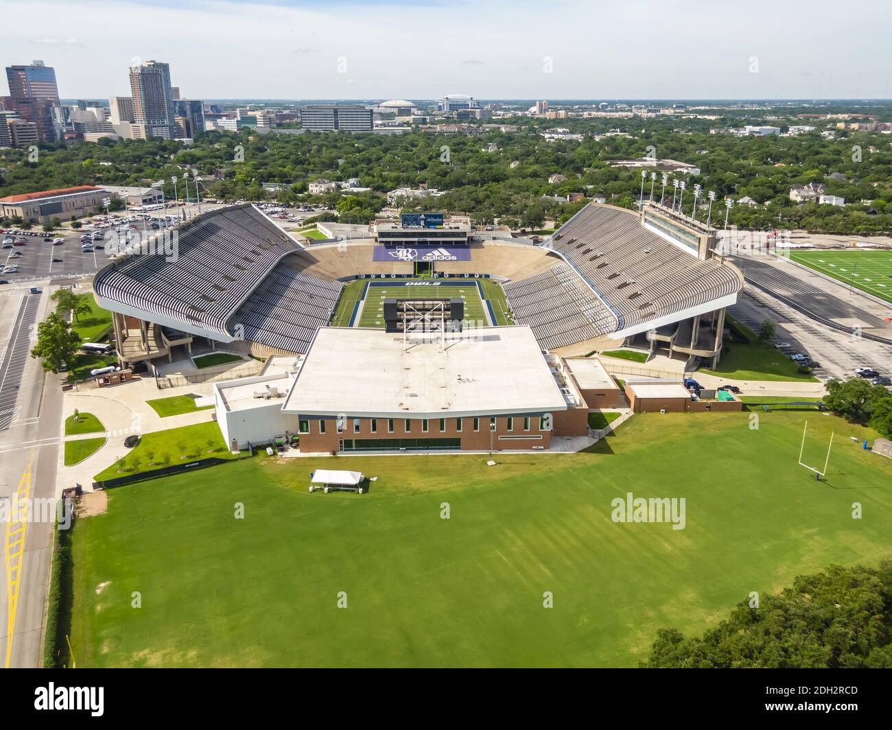 Aerial View of Rice Stadium in Houston, Texas Stock Photo Alamy