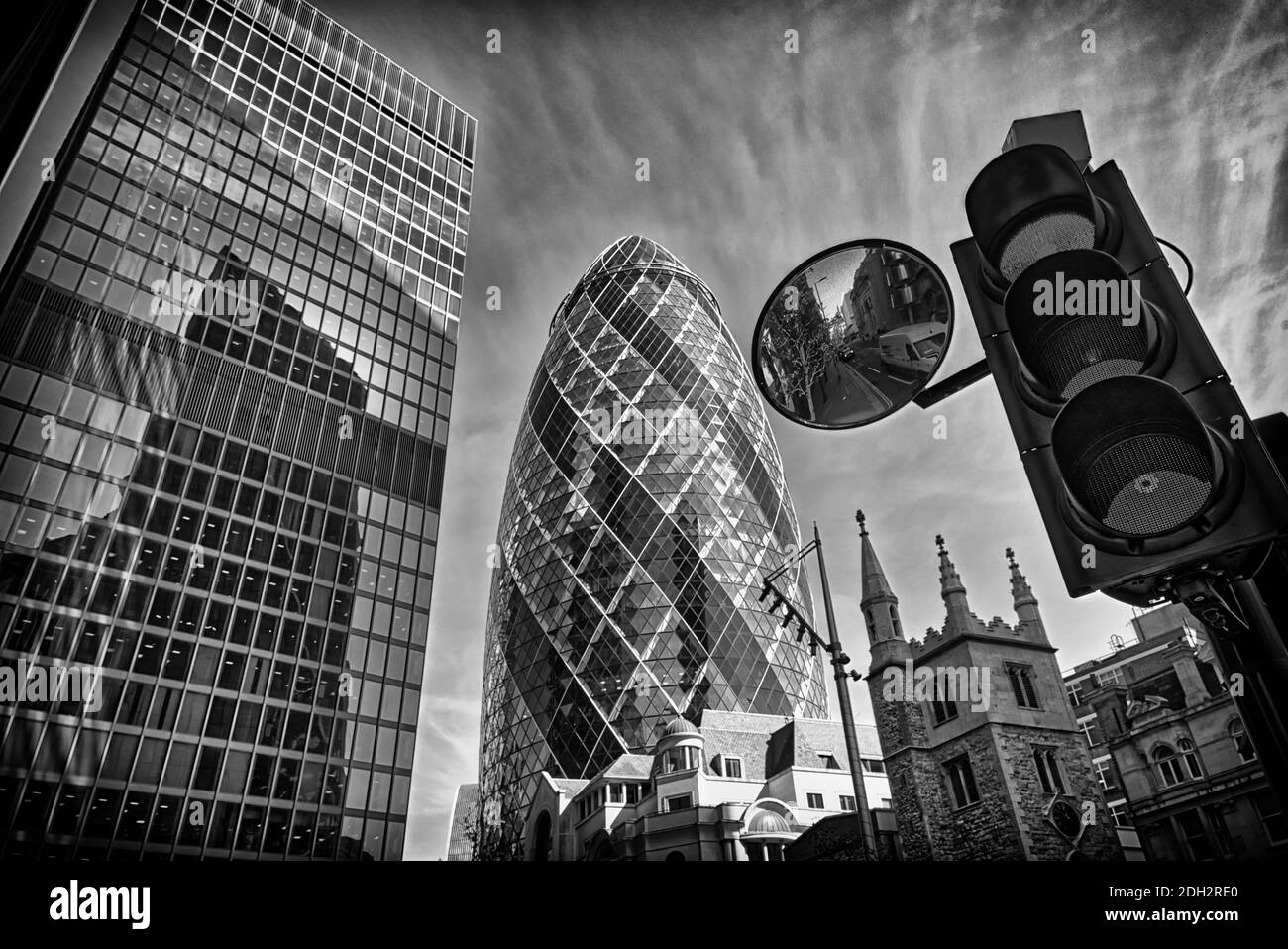 City of London Traffic Lights Stock Photo Alamy